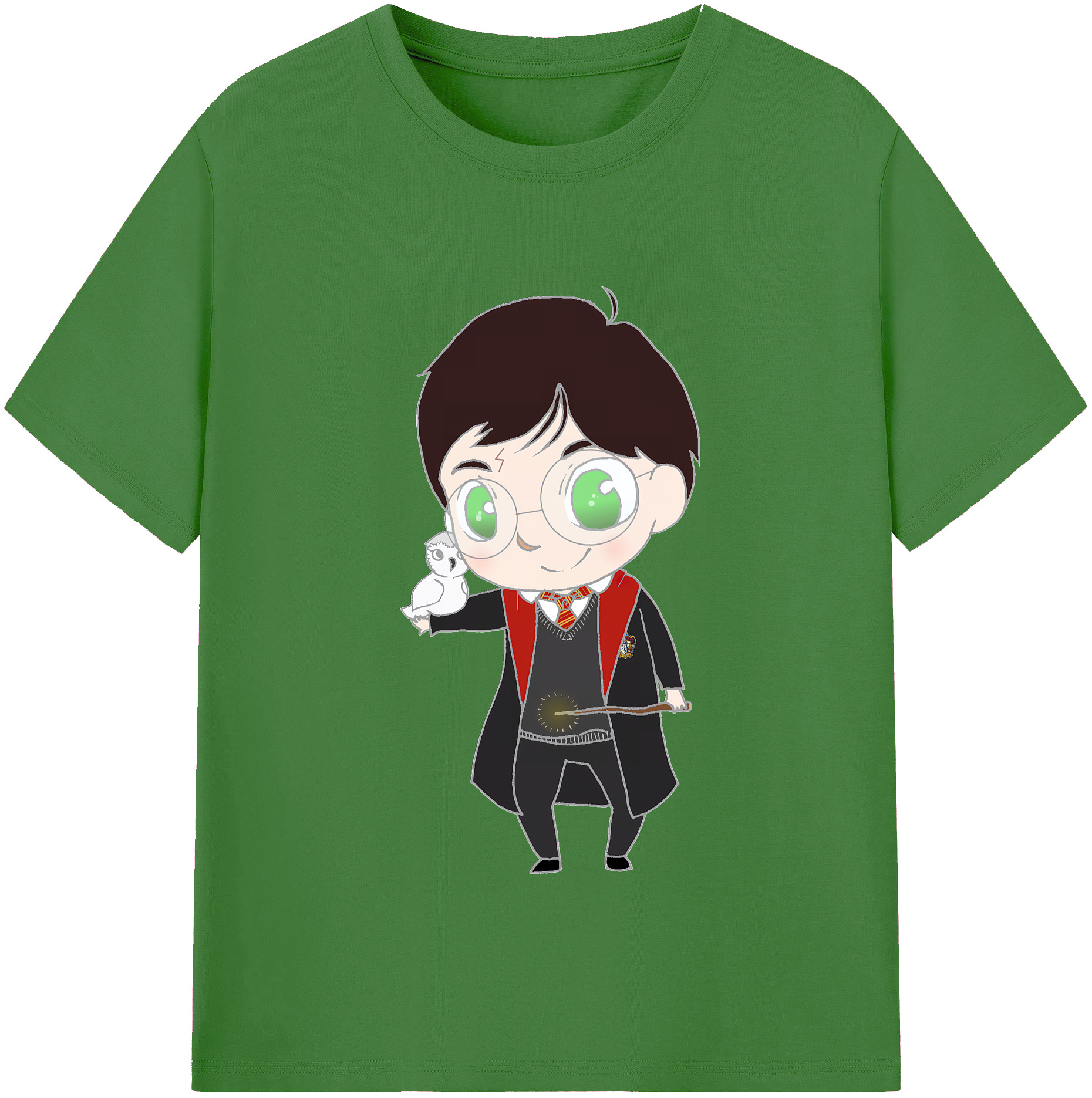（画像用） Harry Potter ハリー・ポッターシリーズ レディースカジュアルプリントTシャツ（綿100％）